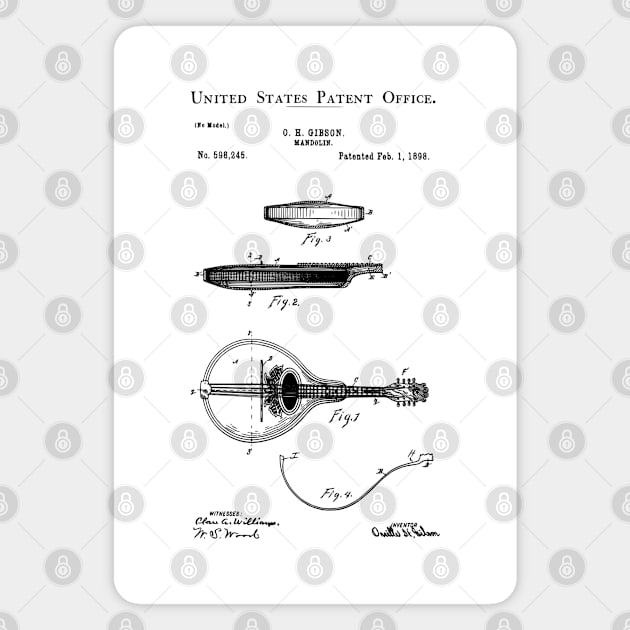 US Patent - Mandolin Magnet by Taylor'd Designs